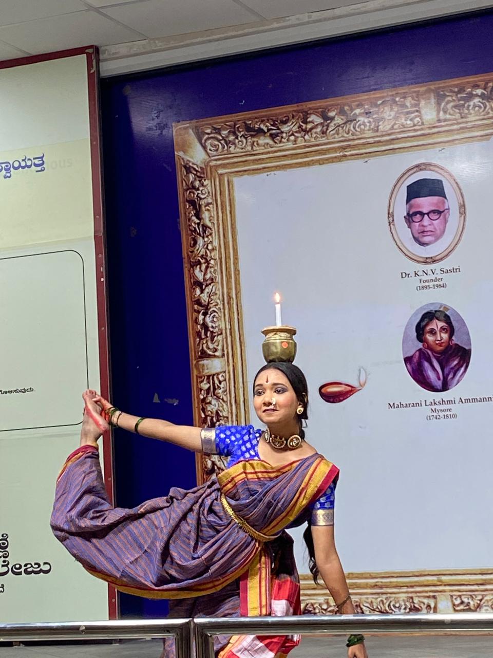 Classical dance at Freshers Day